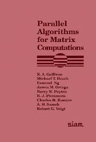 Обложка книги Parallel algorithms for matrix computations