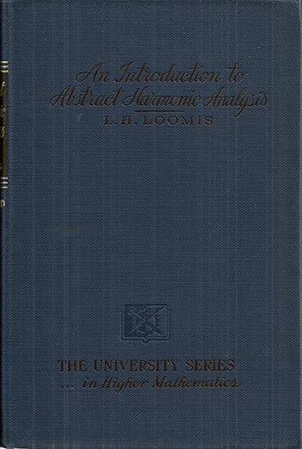 Обложка книги An introduction to abstract harmonic analysis 