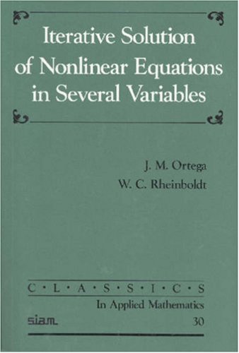 Обложка книги Iterative solution of nonlinear equations in several variables
