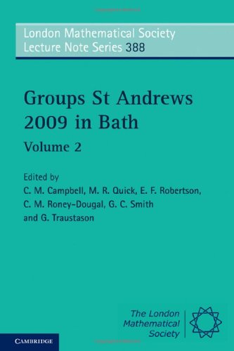 Обложка книги Groups St Andrews 2009 in Bath: Volume 2 (London Mathematical Society Lecture Note Series)  