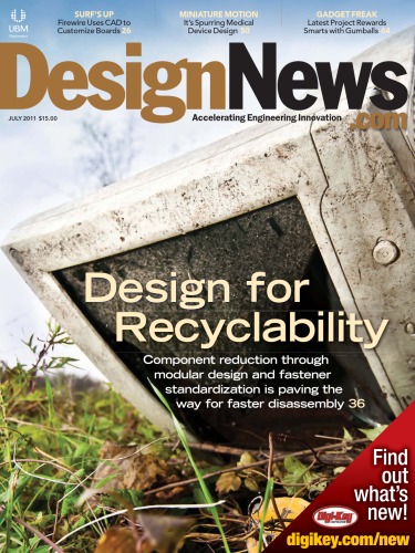 Обложка книги DesignNews Magazine July 2011  