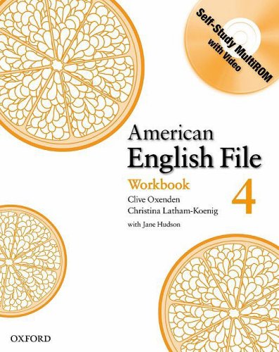 Обложка книги American English File 4 Workbook  