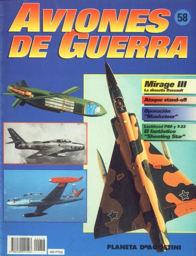 Обложка книги Aviones de Guerra Nº 58 - Mirage III  