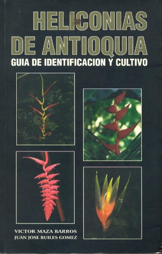 Обложка книги Heliconias de Antioquia - Guía para identificación y cultivo  