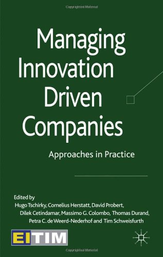 Обложка книги Managing Innovation Driven Companies: Approaches in Practice  