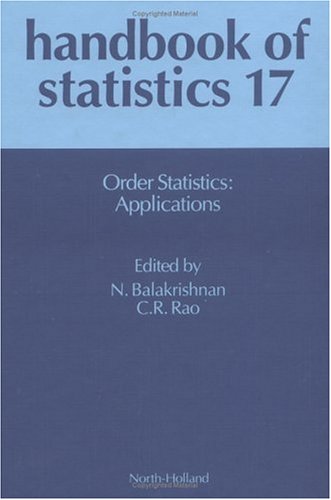 Обложка книги Handbook of statistics 17 Order statistics: applications