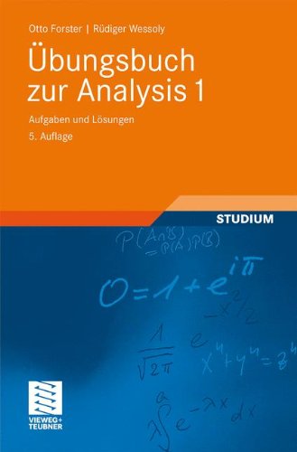 Обложка книги Übungsbuch zur Analysis 1: Aufgaben und Lösungen, 5. Auflage  