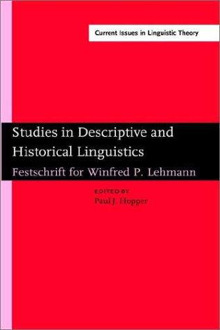 Обложка книги Studies in Descriptive and Historical Linguistics  