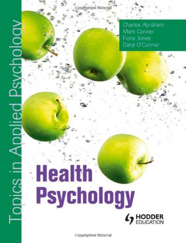Обложка книги Health Psychology Topics in Applied Psychology  