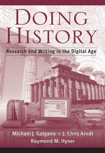 Обложка книги Doing History: Research and Writing in the Digital Age  
