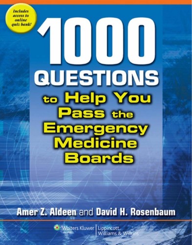 Обложка книги 1000 Questions to Help You Pass the Emergency Medicine Boards  