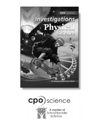 Обложка книги Investigations Physical Science  
