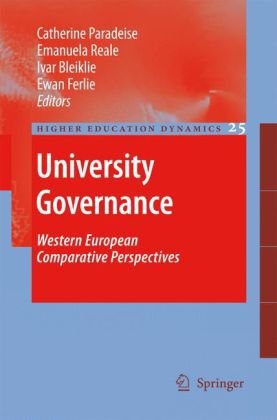 Обложка книги University Governance: Western European Comparative Perspectives (Higher Education Dynamics)  