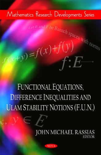 Обложка книги Functional Equations, Difference Inequalities and Ulam Stability Notions (F.U.N.) (Mathematics Research Developments)  