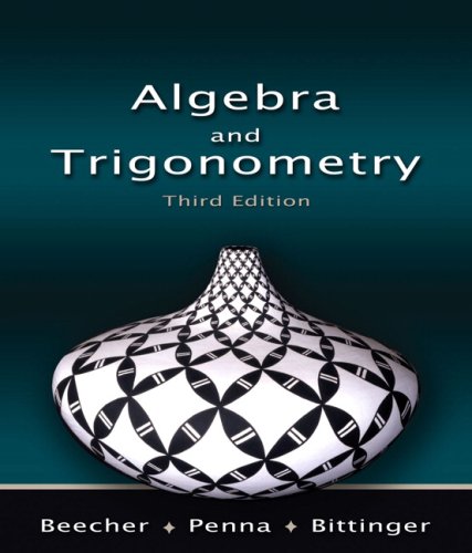 Обложка книги Algebra and Trigonometry (3rd Edition)  