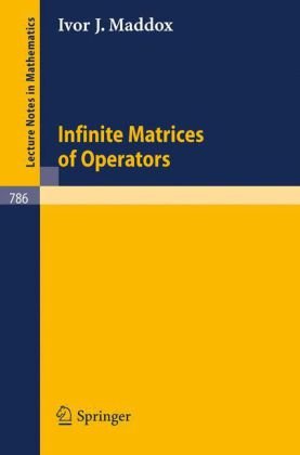 Обложка книги Infinite Matrices of Operators
