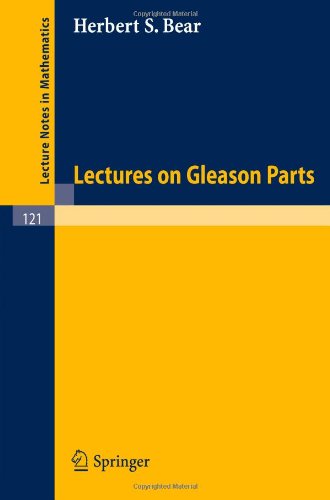 Обложка книги Lectures on Gleason Parts