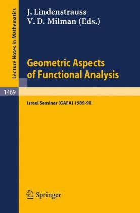 Обложка книги Geometric Aspects of Functional Analysis. Israel seminar (GAFA), 1989-90