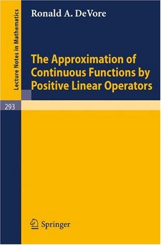 Обложка книги The Approximation of Continuous Functions by Positive Linear Operators