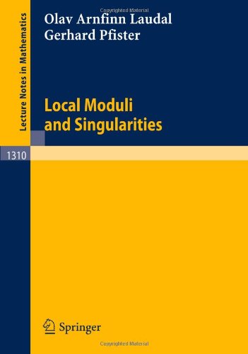 Обложка книги Local Moduli and Singularities