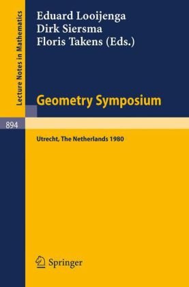 Обложка книги Geometry Symposium Utrecht 1980