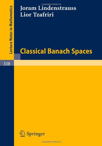 Обложка книги Classical Banach Spaces