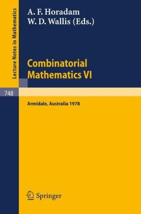 Обложка книги Combinatorial Mathematics VI