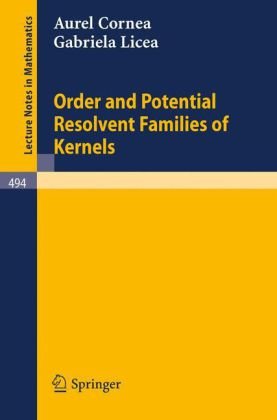 Обложка книги Order and Potential Resolvent Families of Kernels