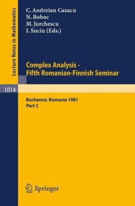 Обложка книги Complex Analysis. 5th Romanian-Finnish Seminar