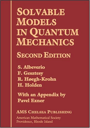 Обложка книги Solvable Models in Quantum Mechanics With Appendix Written By Pavel Exner, Second Edition (AMS Chelsea Publishing)  