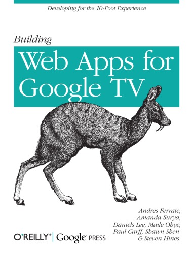 Обложка книги Building Web Apps for Google TV  