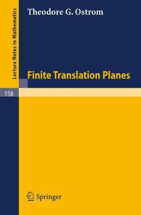 Обложка книги Finite Translation Planes