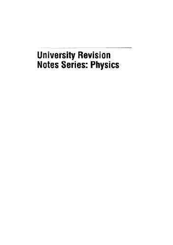 Обложка книги Physics: University revision notes