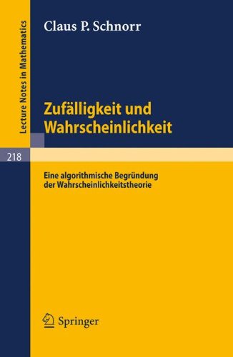 Обложка книги Zufalligkeit und Wahrscheinlichkeit