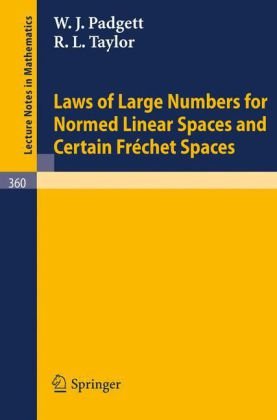 Обложка книги Laws of Large Numbers for Normed Linear Spaces and Certain Frechet Spaces
