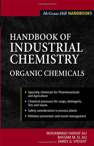Обложка книги Handbook of Industrial Chemistry: Organic Chemicals (McGraw-Hill Handbooks)  