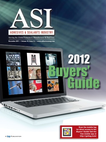 Обложка книги Adhesives &amp; Sealants Industry December 2011  