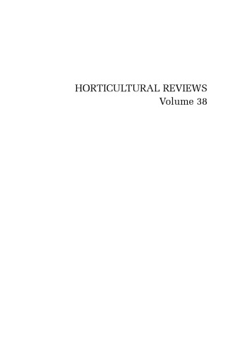 Обложка книги Horticultural Reviews, Volume 38