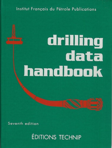 Обложка книги Drilling Data Handbook (Institut Francais Du Petrole Publications)  