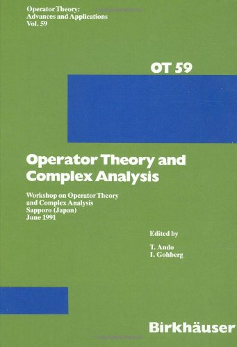 Обложка книги Workshop on Operator Theory and Complex Analysis: Sapporo, Japan, June 1991 (Operator Theory: Advances and Applications)  