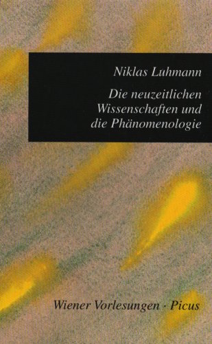 Обложка книги Die neuzeitlichen Wissenschaften und die Phämenologie  
