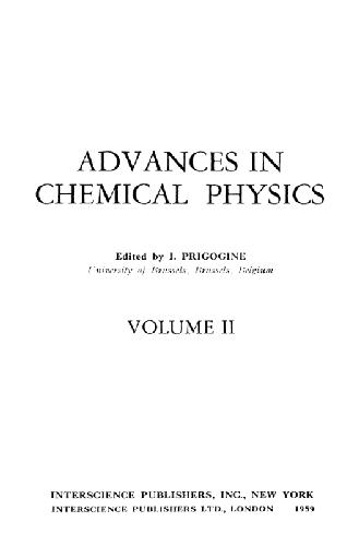 Обложка книги Advances in Chemical Physics, Vol.2 (Interscience 1958)