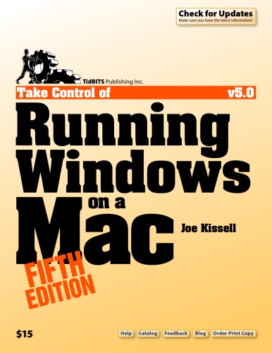 Обложка книги Take Control of Running Windows on a Mac, Fifth Edition  