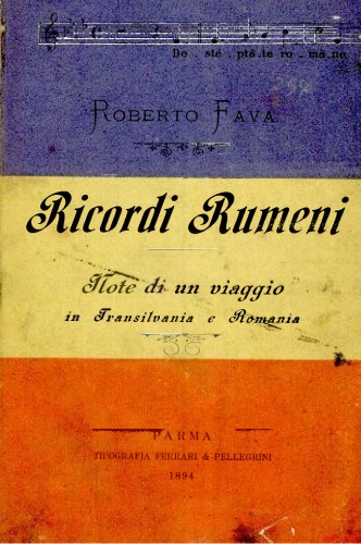 Обложка книги Ricordi Rumeni. Note di un viaggio in Transilvania e Romania  
