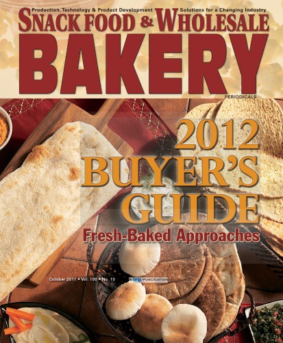 Обложка книги Snack Food &amp; Wholesale Bakery October 2011  