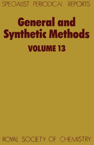 Обложка книги General and synthetic methods. Electronic book .: A review of the literature published in 1988, Volume 13  