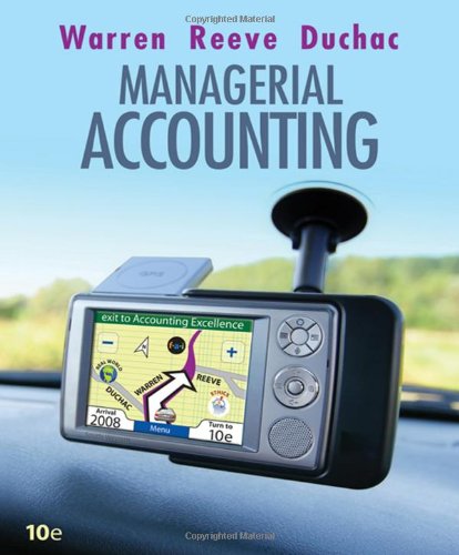 Обложка книги Managerial Accounting 10e  