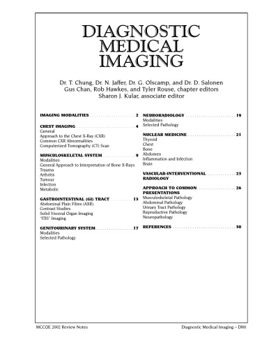 Обложка книги DIAGNOSTIC MEDICAL IMAGING  