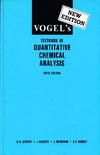 Обложка книги Vogel's Textbook of Quantitative Chemical Analysis