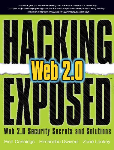 Обложка книги Hacking Exposed. Web 2.0: Security Secrets and Solutions